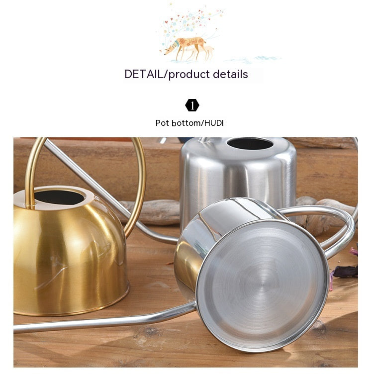 15L Stainless Steel Watering Can