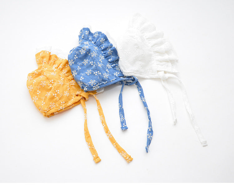 Cute Pet Hat Set - Blue/White/Yellow