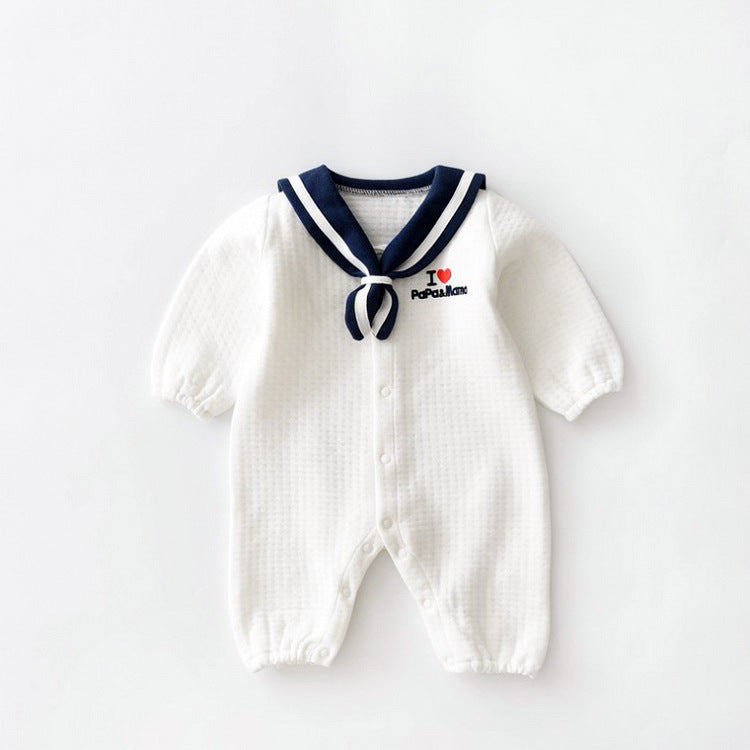 Navy Style Baby Onesies