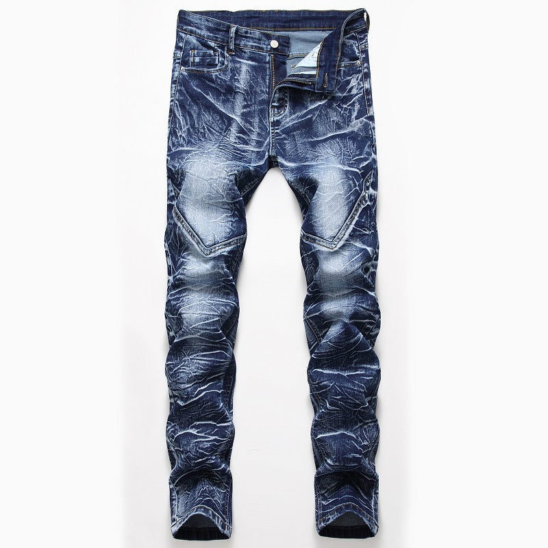 Men's Three-Color Stretch Jeans