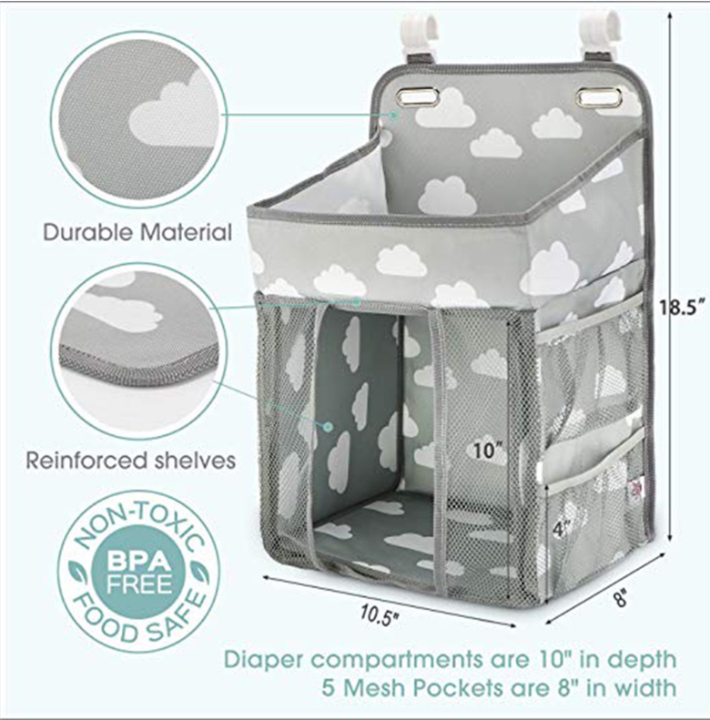 Portable Baby Crib Hanging Organizer