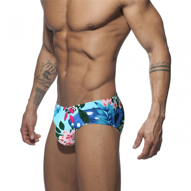 Men's Sexy Low Waist Swim Trunks