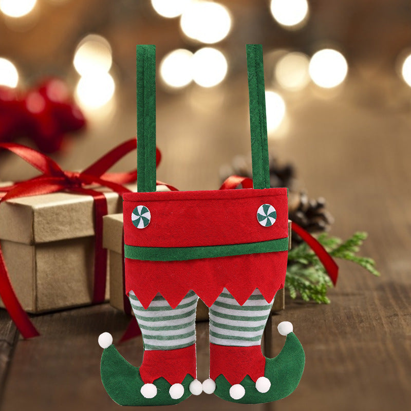 Elf Candy Gift Bag - Festive Christmas Decoration