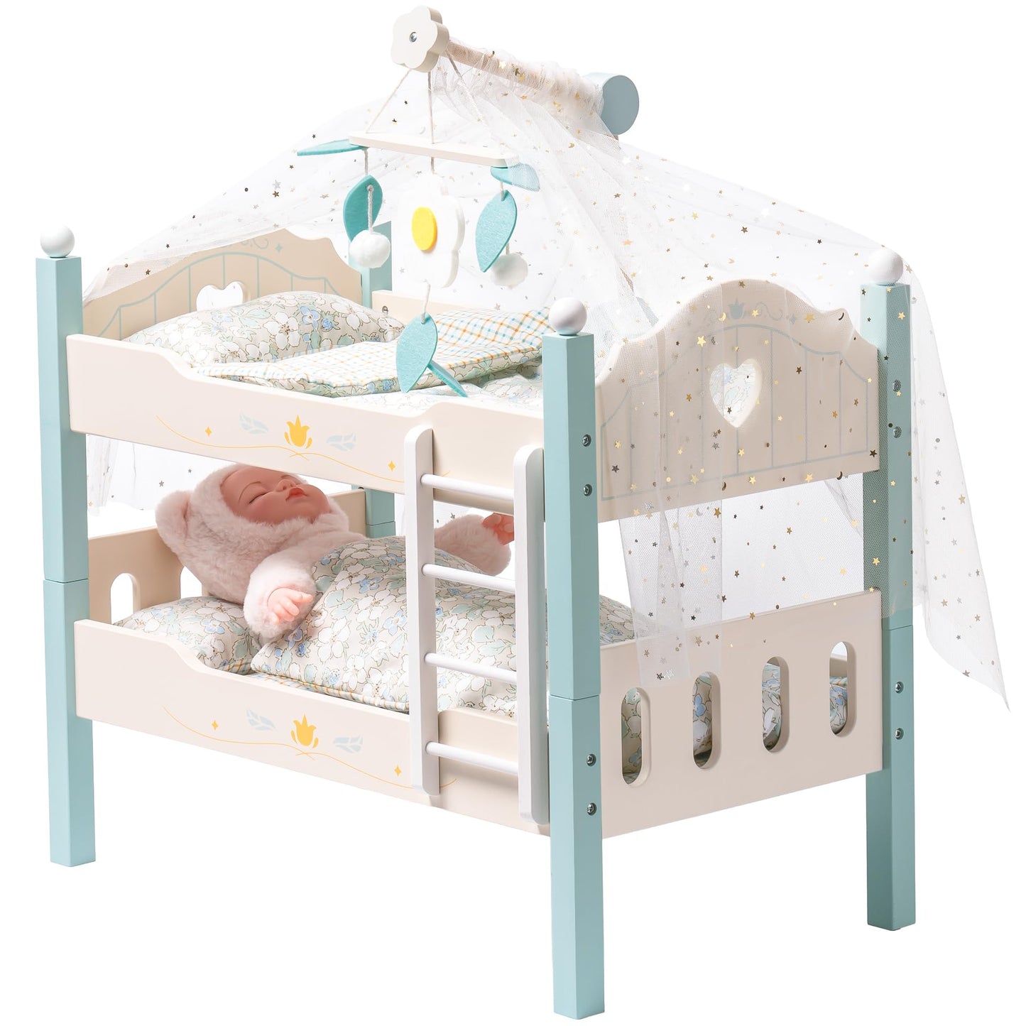 ROBOTIME Doll Bunk Beds