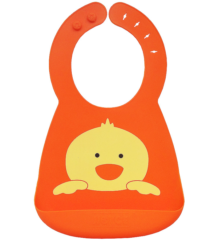 Waterproof Baby Bibs with Deep Food Catcher