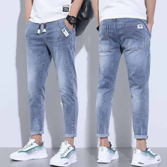 Thin Denim Stretch Men's Trousers