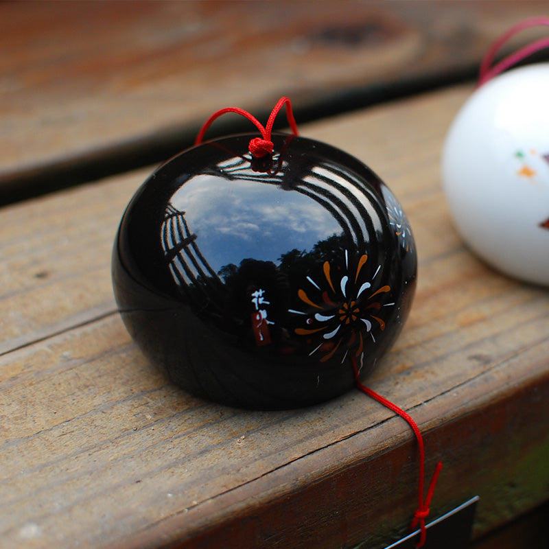 Japanese Cherry Blossom Ceramic Wind Chime