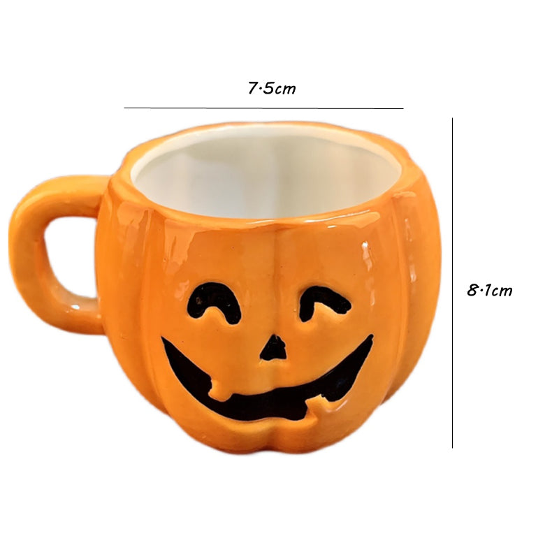 Halloween Pumpkin Ceramic Mug