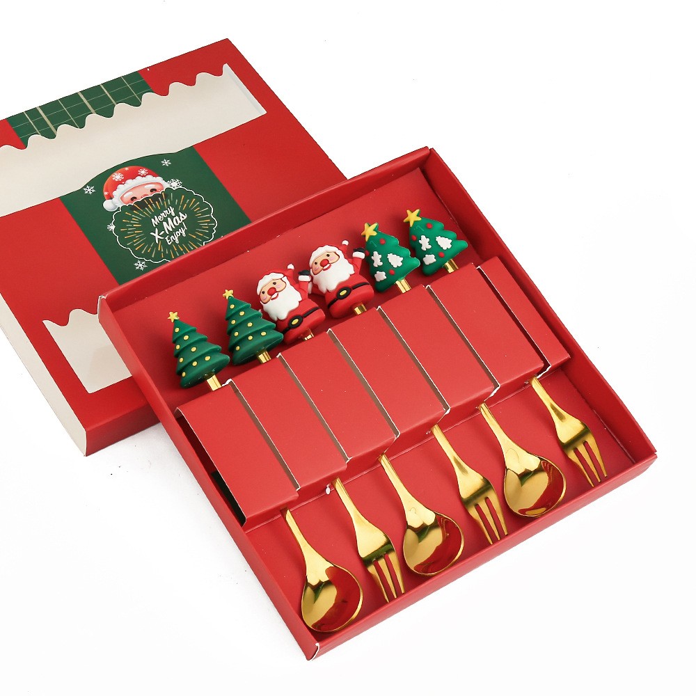 Cute Stainless Steel Christmas Gift Box Sets