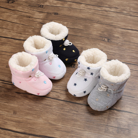 Warm Cotton Baby Shoes for Fall & Winter