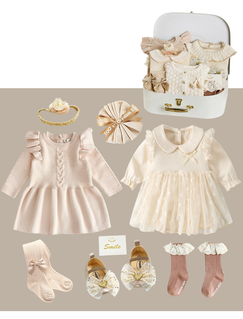 Baby Girl 8-Piece Cotton Set