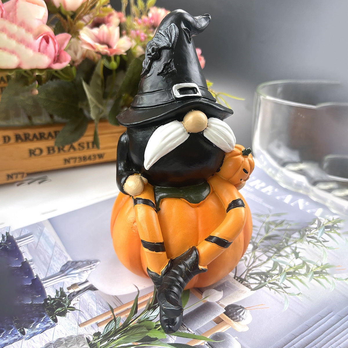 Spooky Halloween Resin Decor Set