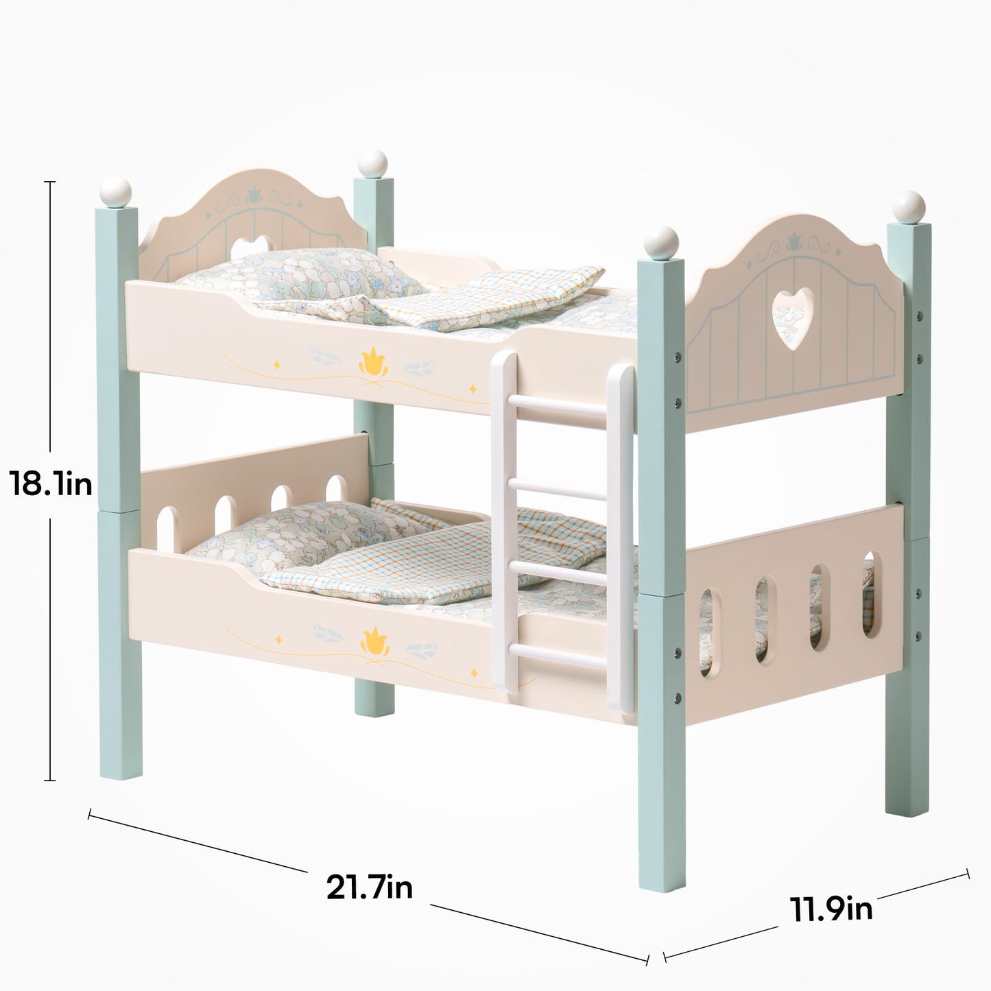 ROBOTIME Doll Bunk Beds