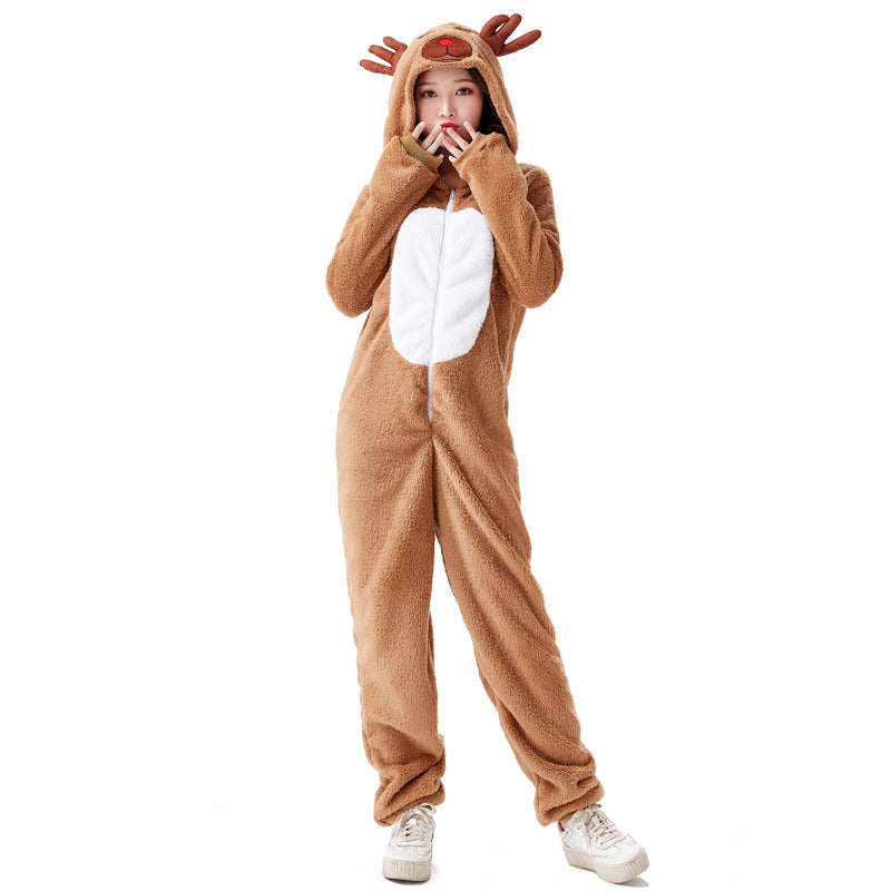 Christmas Elk Holiday Jumpsuit