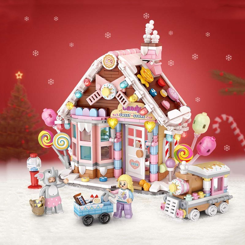 Christmas Gift Puzzle Building Blocks