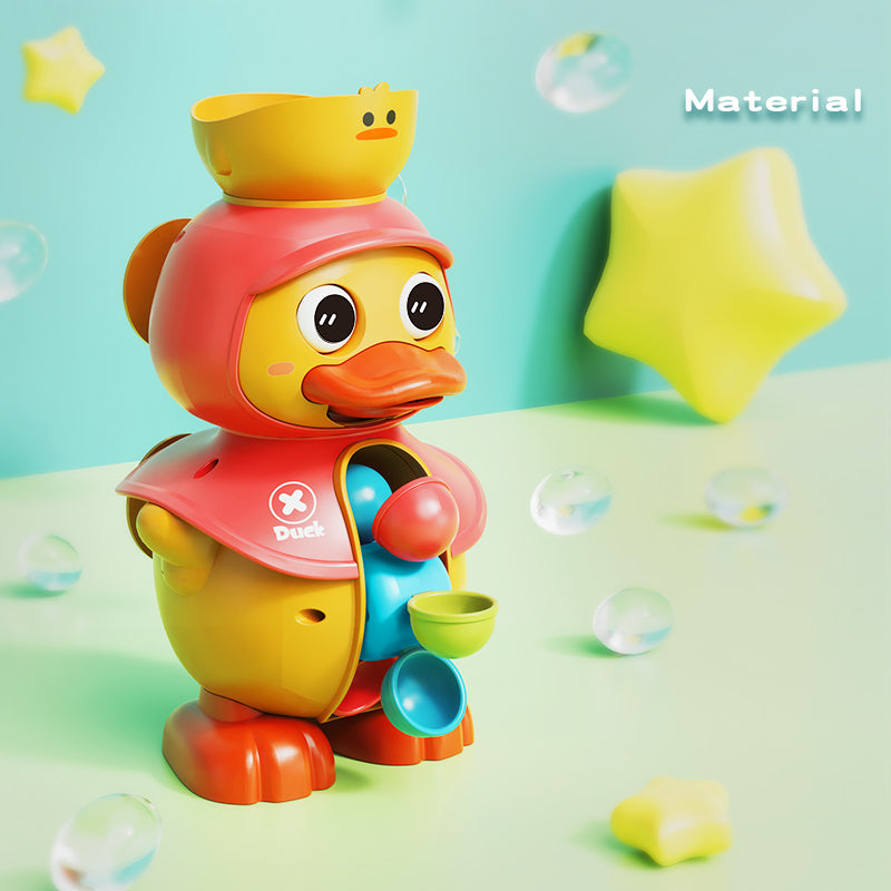 Cute Duck Water Wheel Bath Toy