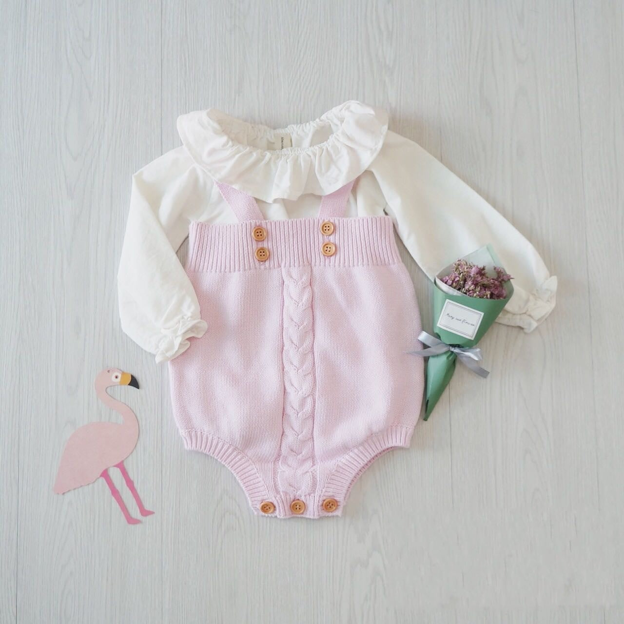 Sweet Knitted Baby Onesies