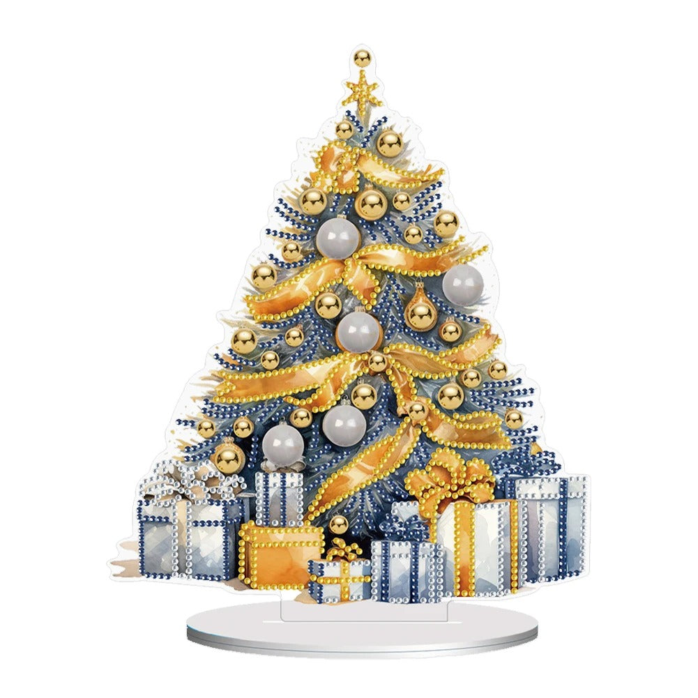 Christmas Tree Diamond Ornaments