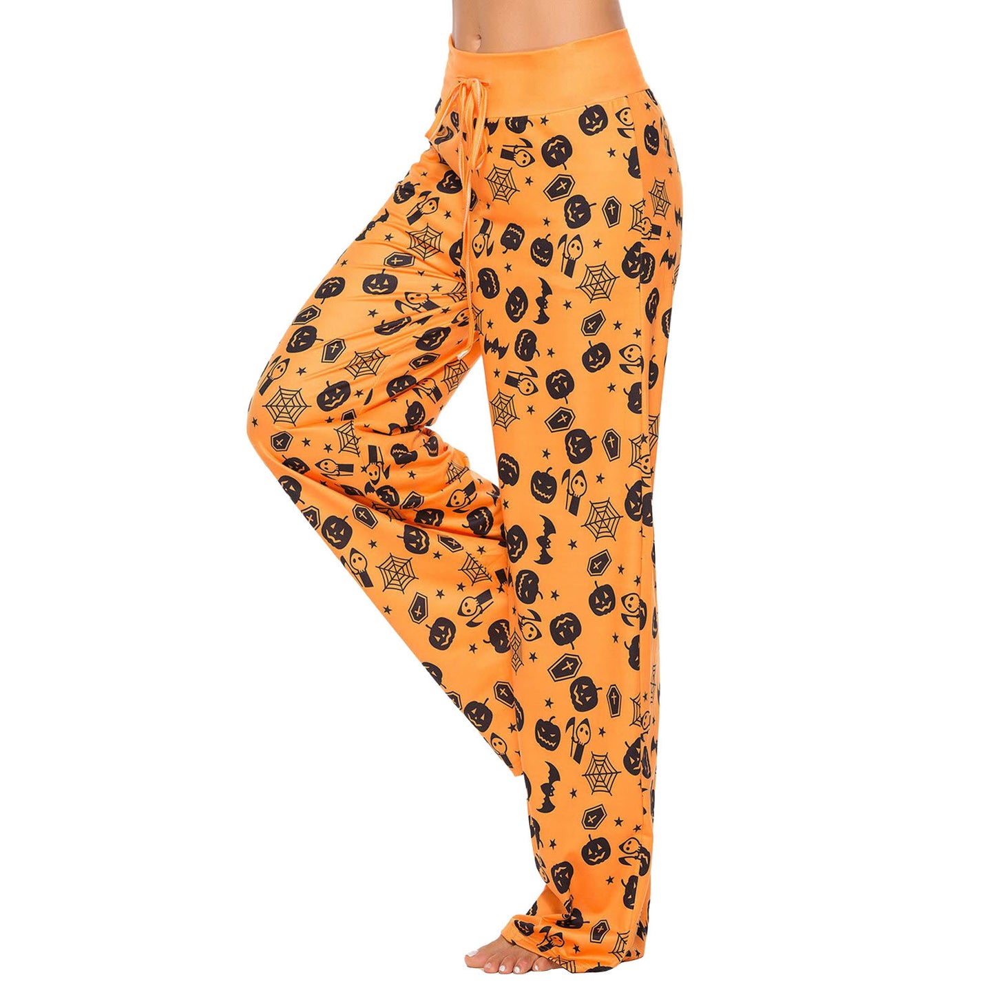 Women's Halloween Pumpkin Pants