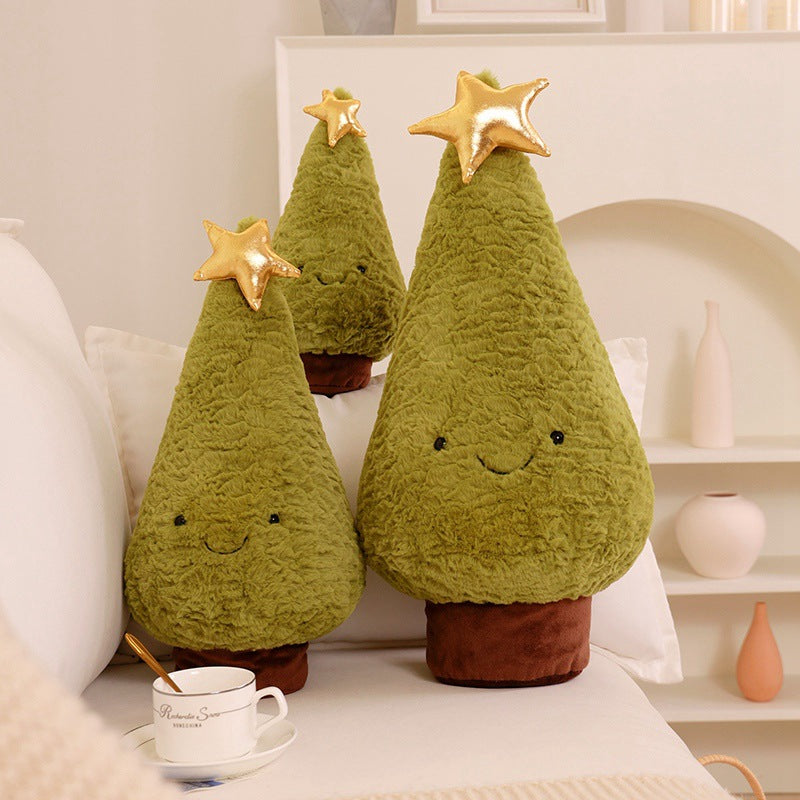 Cute Elk Christmas Tree Pillow