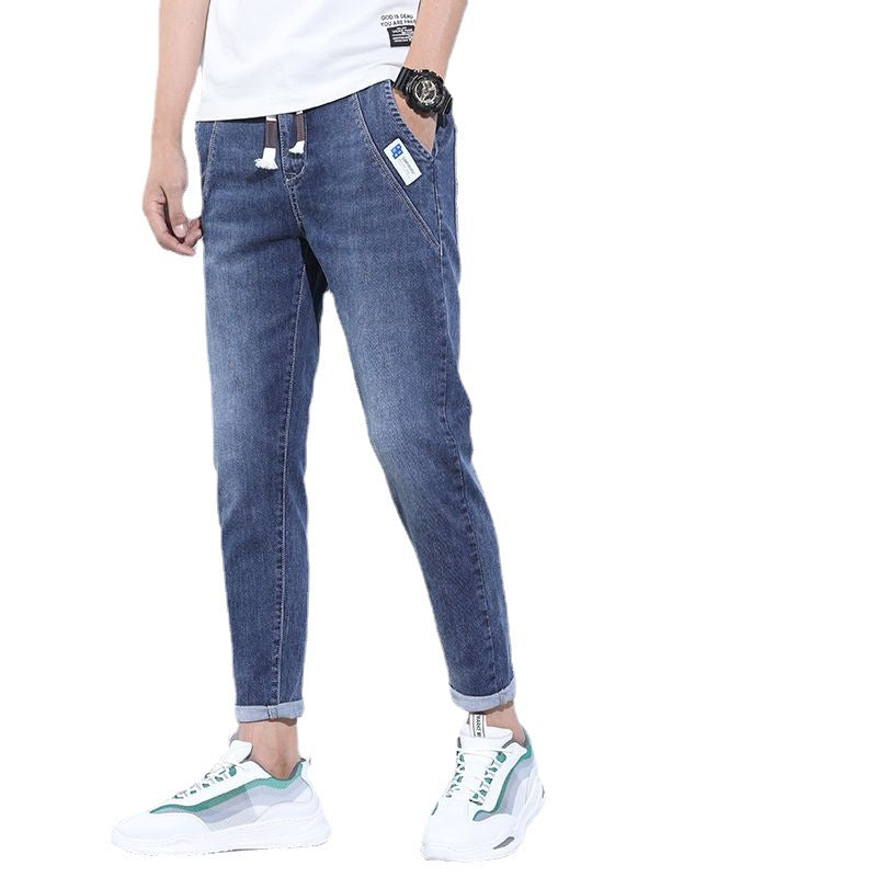 Thin Denim Stretch Men's Trousers