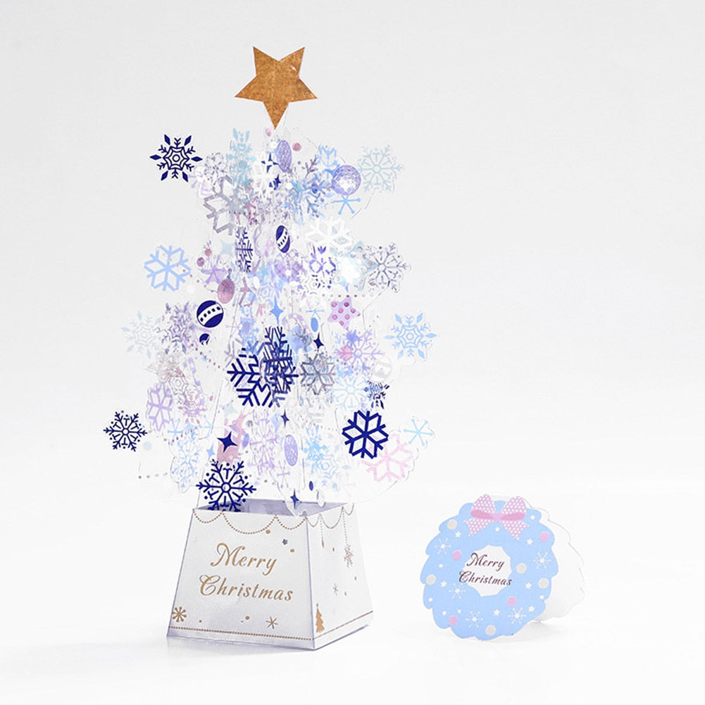 Christmas Tree Pop-Up 3D Greeting Card