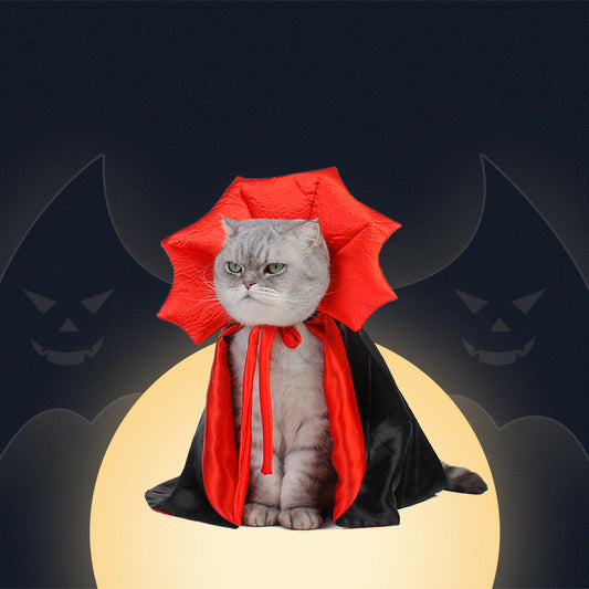 Halloween Pet Costume - Vampire King Cape