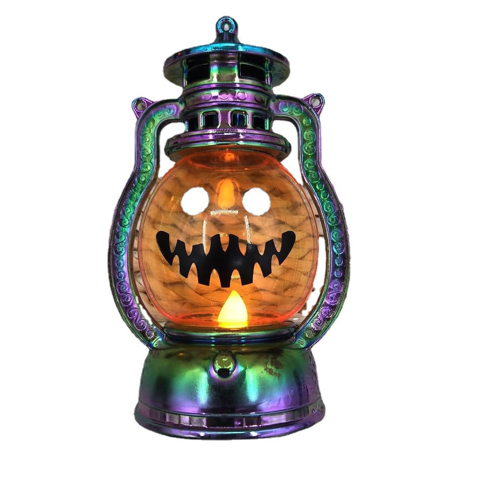 Vintage Pumpkin Lamp Halloween Decor