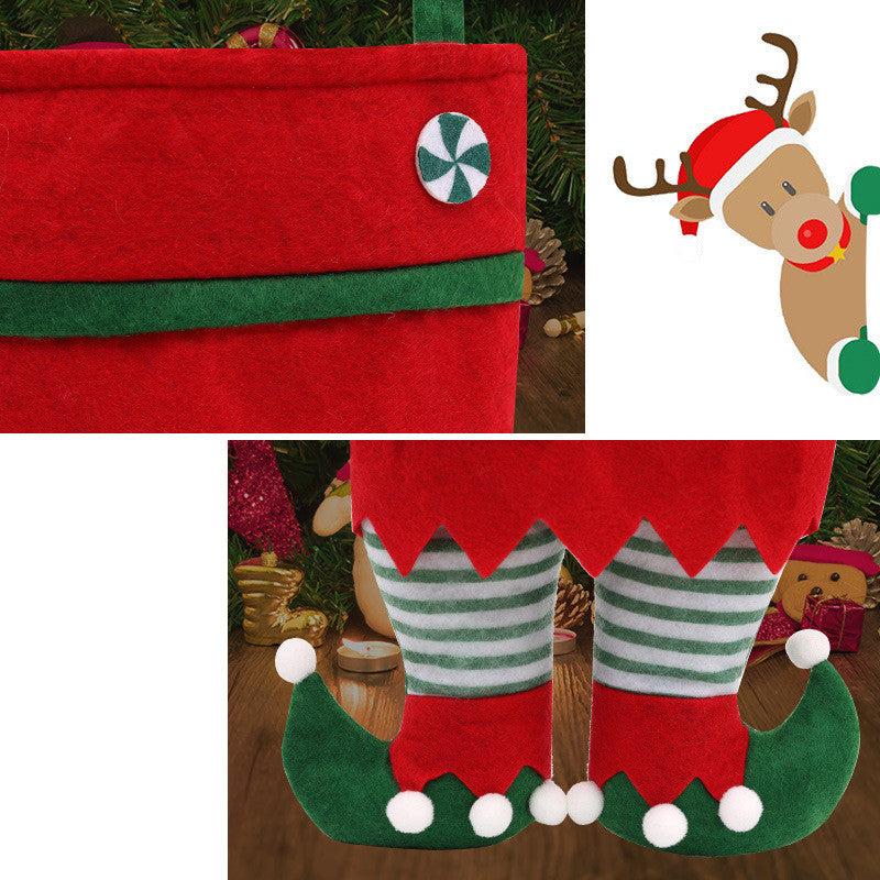 Elf Candy Gift Bag - Festive Christmas Decoration