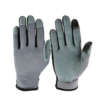 Touch Screen Deer Skin Gardening Gloves