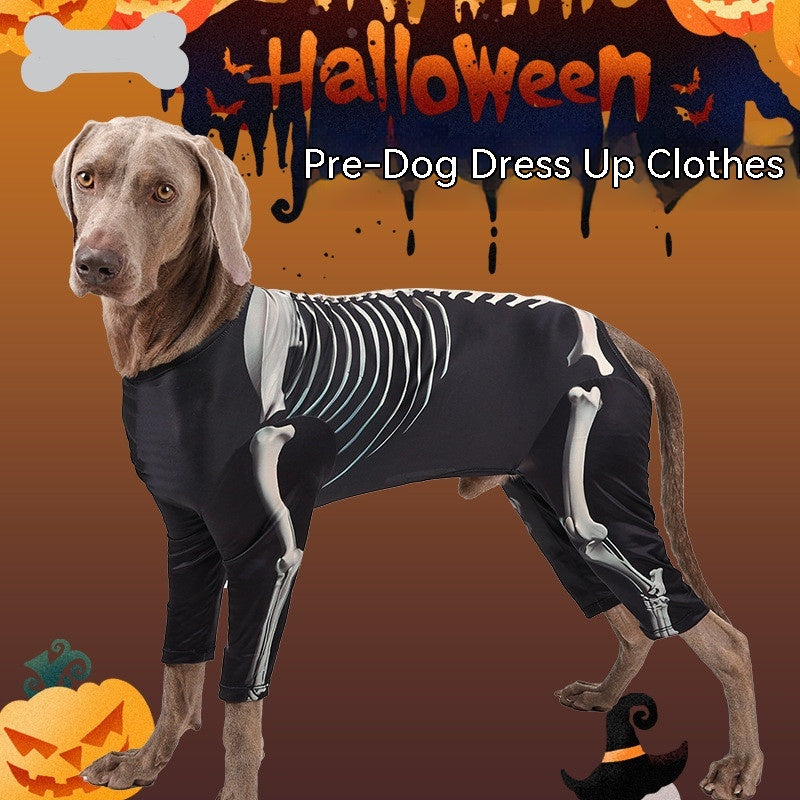 Halloween Dog Costume - Black XL-3XL