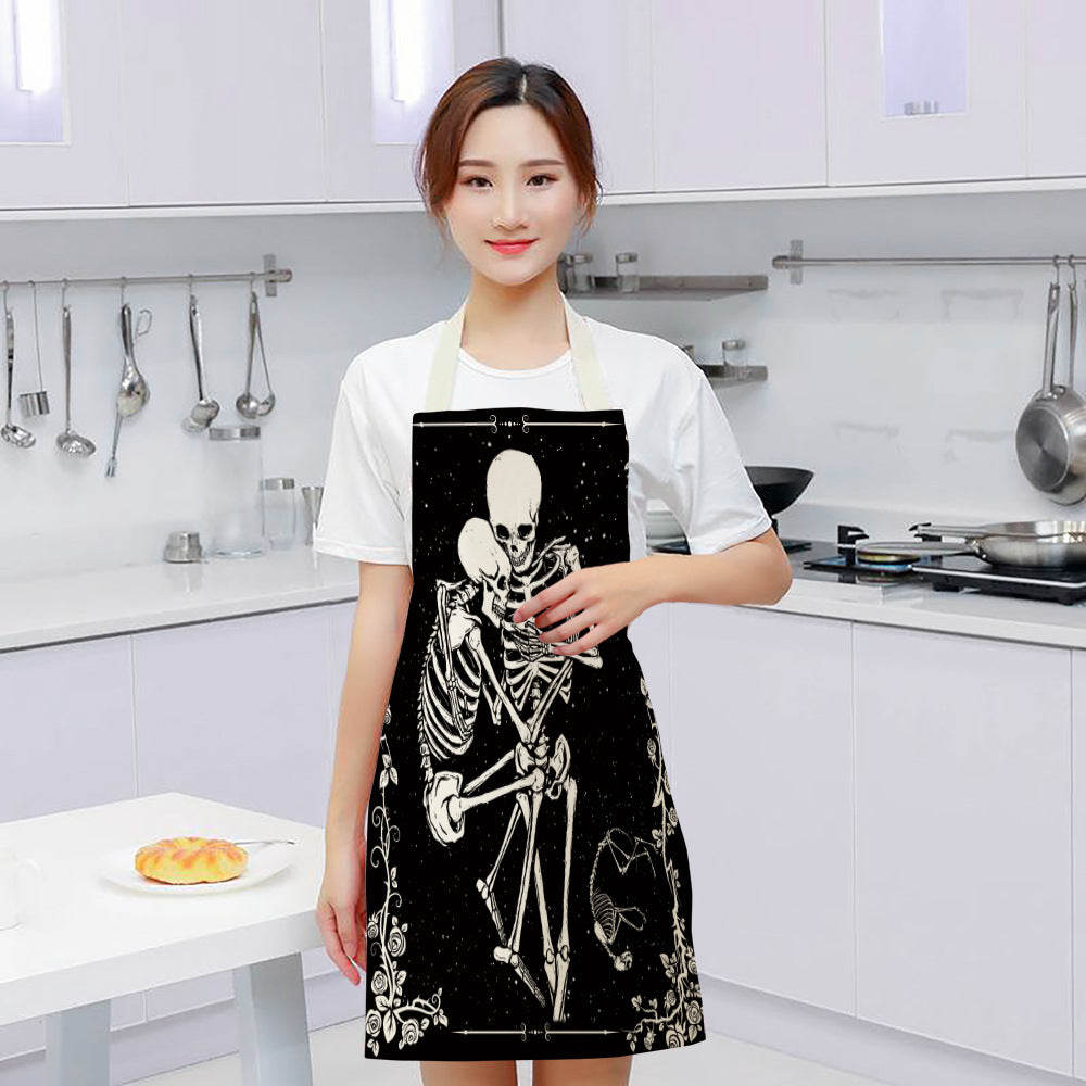 Halloween Skull Apron