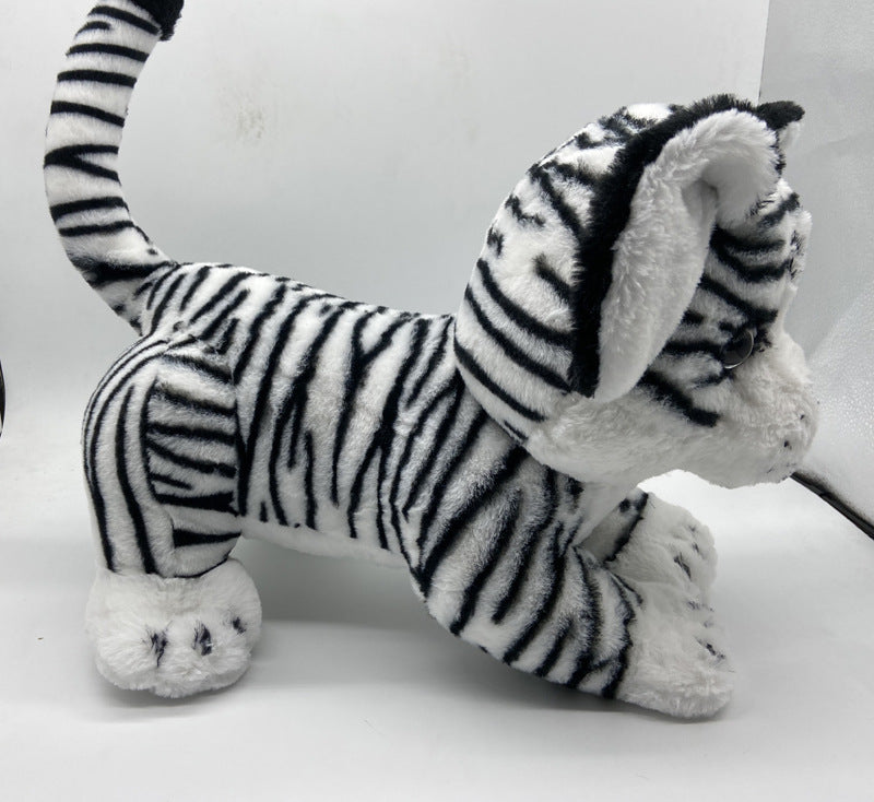 Curious Pet Friend Plush Tiger Toy