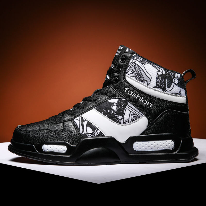 Trendy Graffiti High-top Sport Shoes