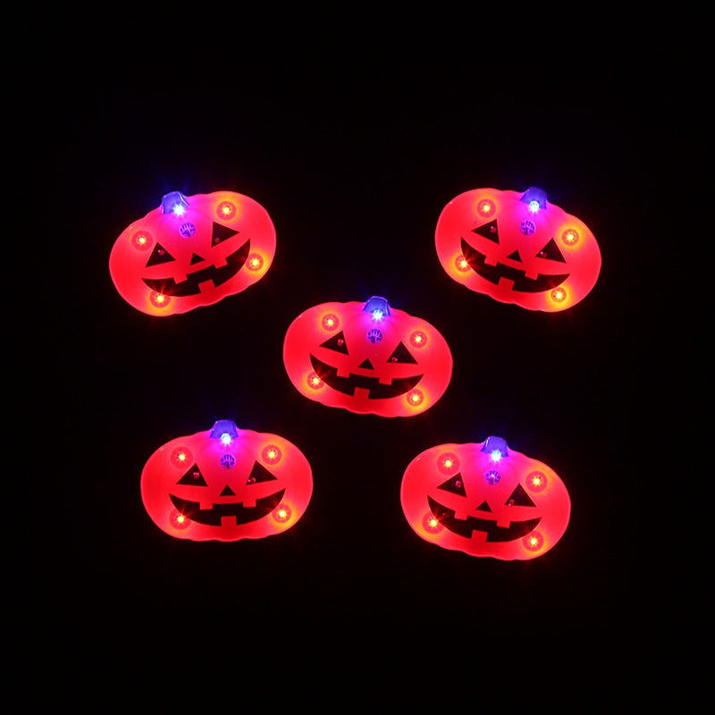 Halloween Luminous Pumpkin Ring LED Light