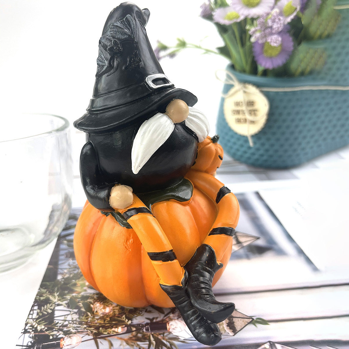 Spooky Halloween Resin Decor Set