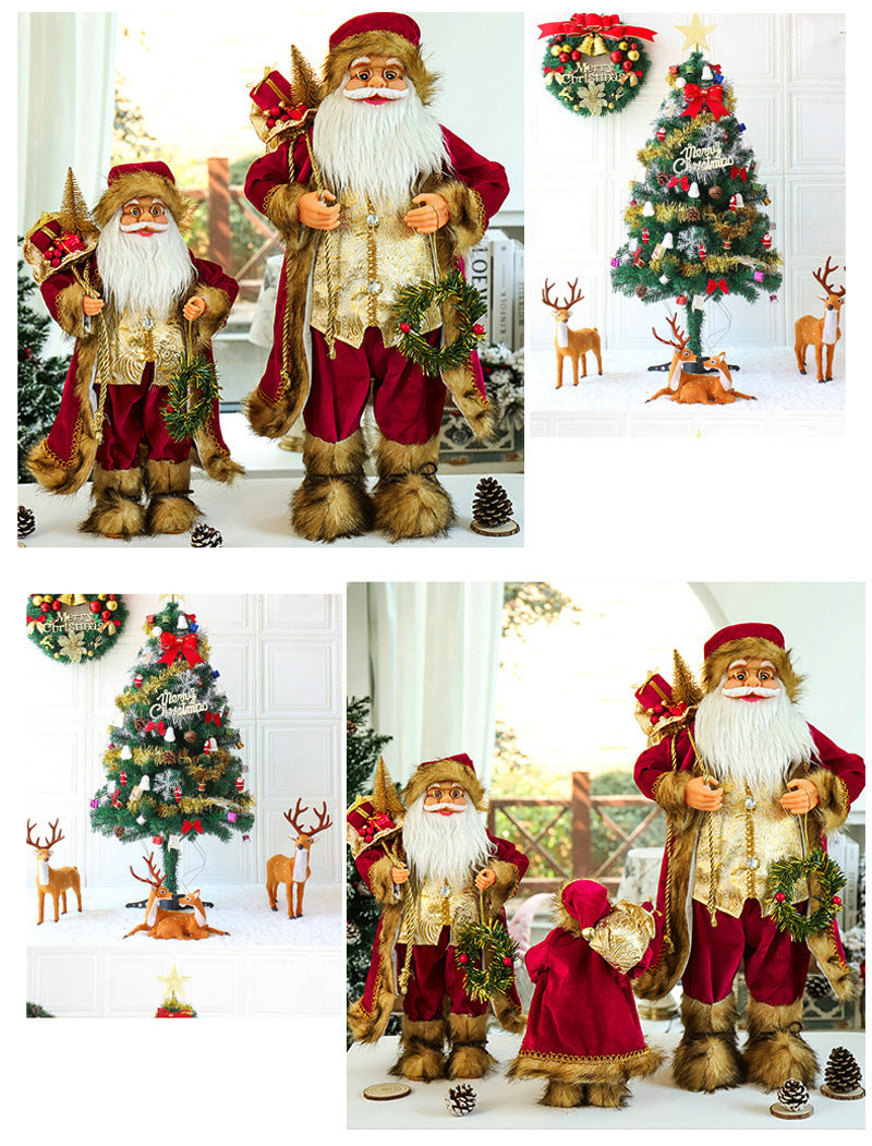 Santa Doll Tree Decor