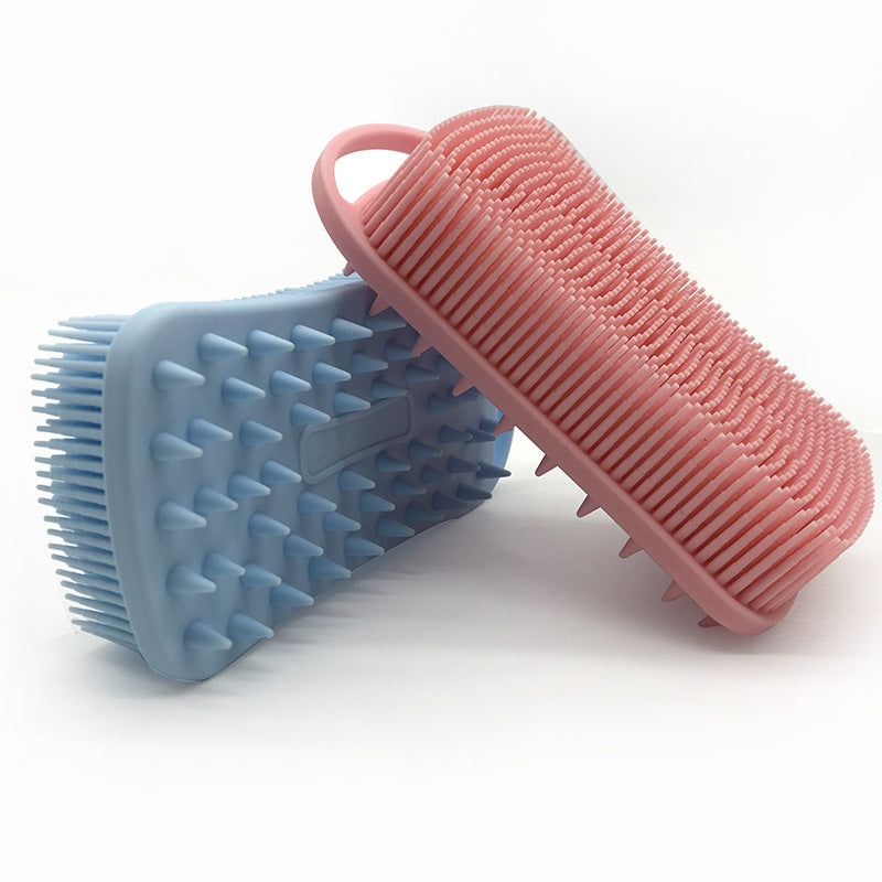 Soft Silicone Baby Bath Brush Combo