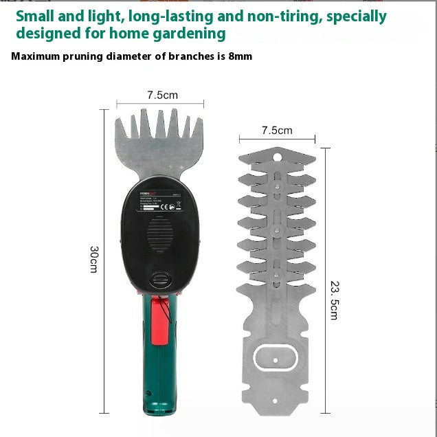 Electric Hedge Trimmer & Lawn Mower Combo