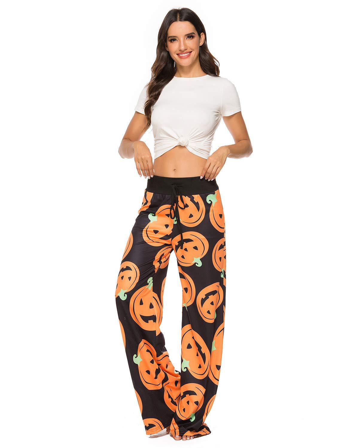 Women's Halloween Pumpkin Pants