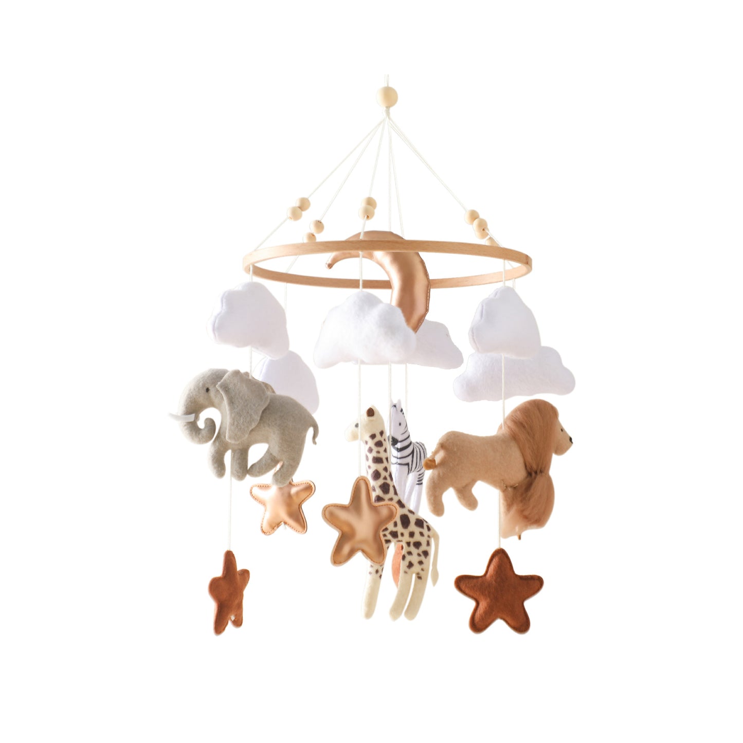 Forest Animal Wind Chimes Crib Bell