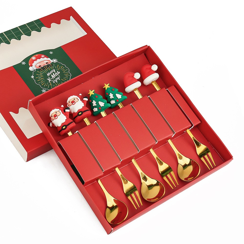 Cute Stainless Steel Christmas Gift Box Sets