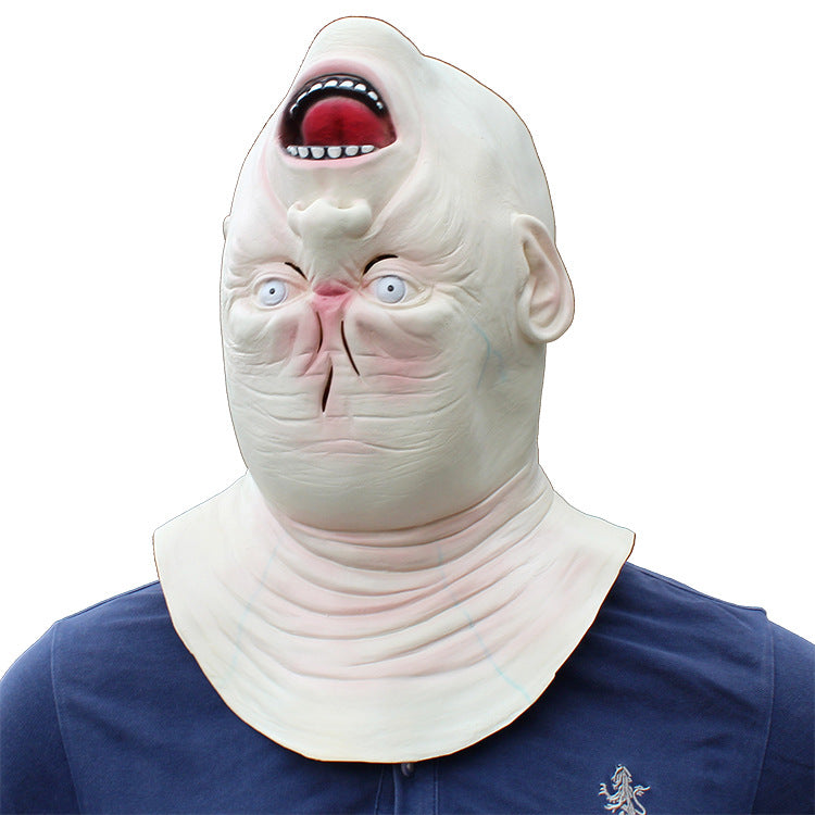 Horror White Face Down Mask