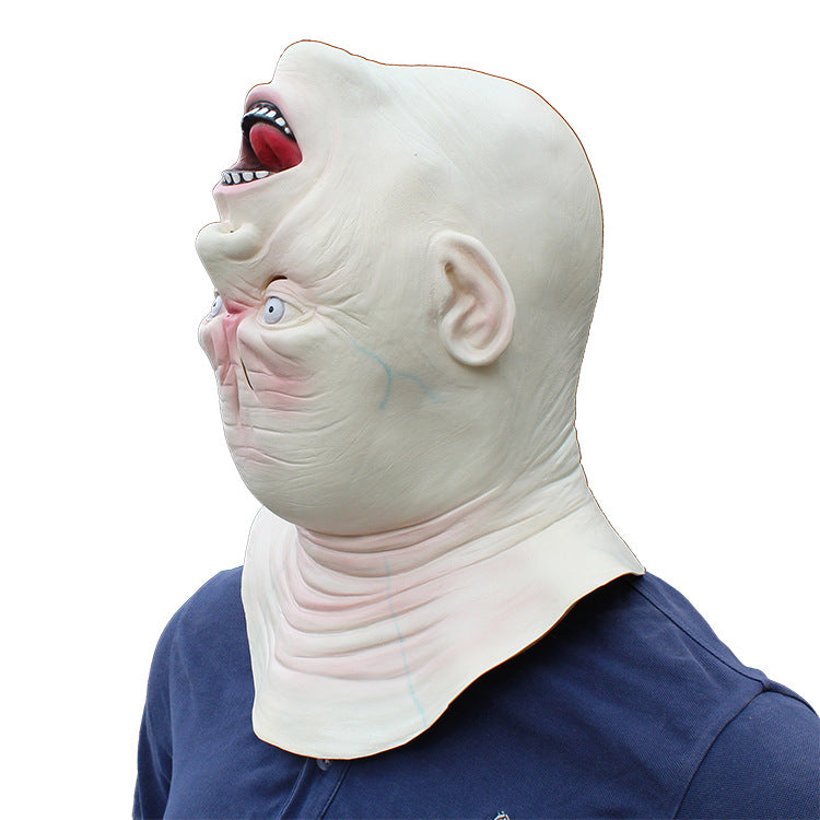 Horror White Face Down Mask