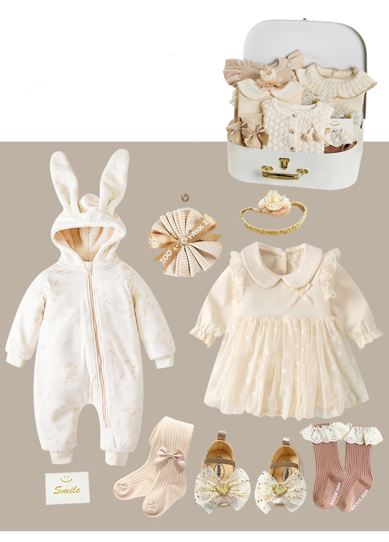 Baby Girl 8-Piece Cotton Set