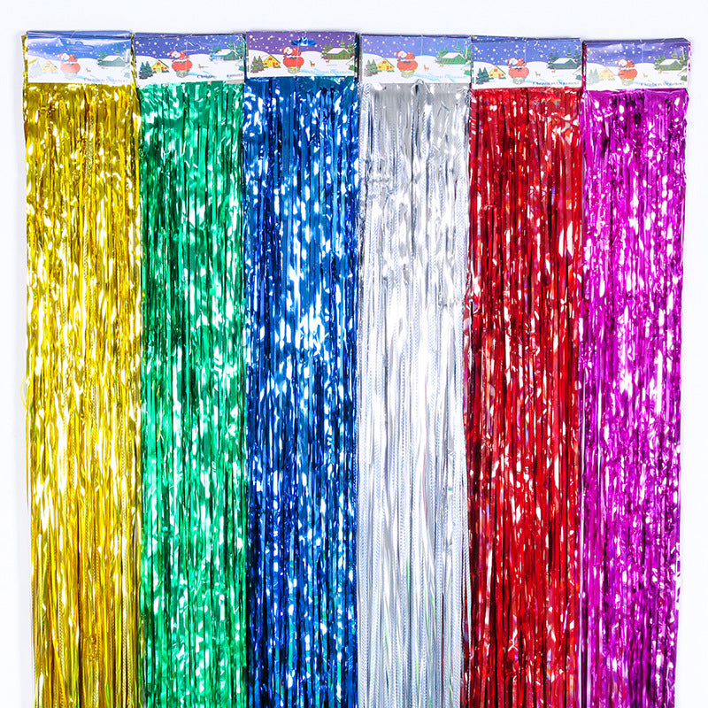 Tassel Rain Silk Balloon Curtain