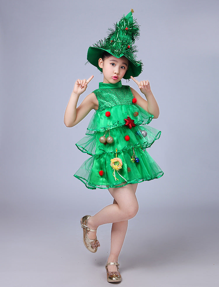 Princess Christmas Tree Dance Costume