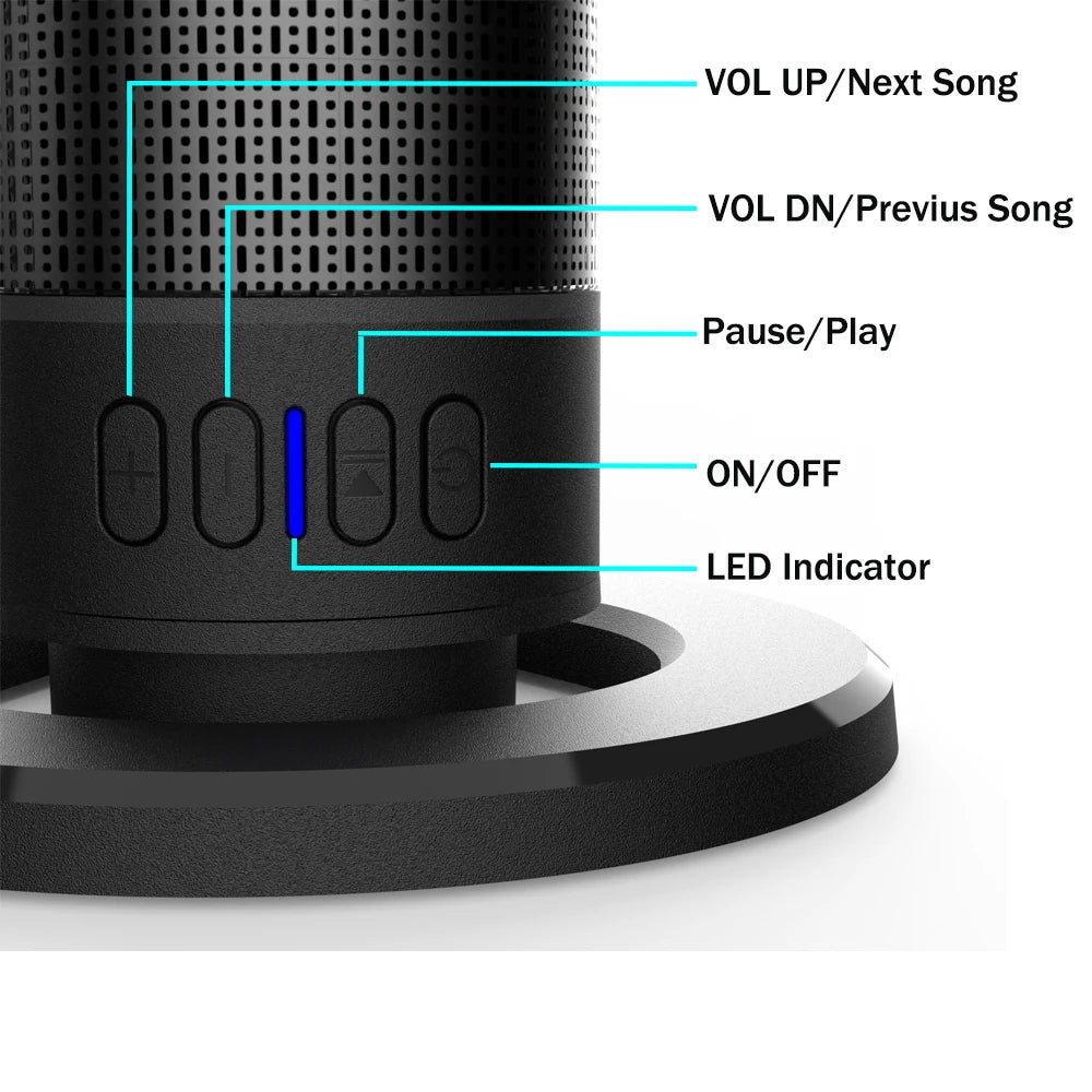 Rsionch 2-in-1 Detachable Soundbar Speaker