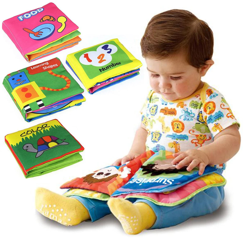 Soft Baby Cloth Books - Rustle Sound Toy