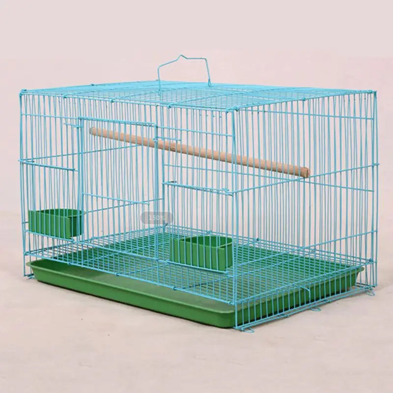 Small Bird Cage with 2 Feeders